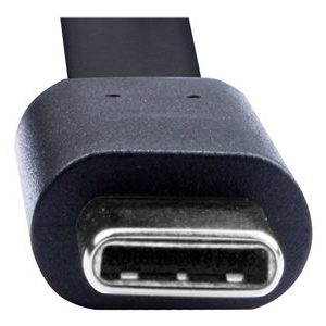 Tripp Lite   USB-A to USB C Cable Flat USB 2.0 M/M Thunderbolt 3 Black 6ft USB-C cable USB to USB-C 6 ft U038-006-FL