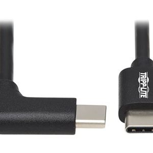 Tripp Lite   USB C Charging Cable USB 2.0 M/M 60W PD Charging Right-Angle 1M USB-C cable USB-C to USB-C 3.3 ft U040-01M-C-RA