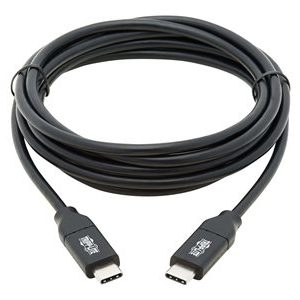 Tripp Lite   USB Type C to USB C Cable USB 2.0 5A Rating USB-IF Cert M/M USB Type C 2M USB-C cable USB-C to USB-C 6.6 ft U040-C2M-C-5A