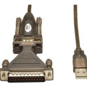 Tripp Lite   5ft USB to Serial Adapter Cable USB-A to DB25 RS-232 M/M 5′ serial adapter USB RS-232 U209-005-DB25