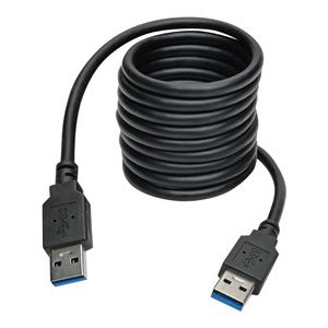 Tripp Lite   6ft USB 3.0 SuperSpeed A/A Cable M/M 28/24 AWG 5 Gbps Black 6′ USB cable USB Type A to USB Type A 6 ft U320-006-BK