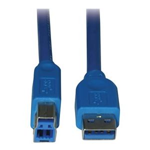 Tripp Lite   3ft USB 3.0 SuperSpeed Device Cable 5 Gbps A Male to B Male 3′ USB cable USB Type A to USB Type B 3 ft U322-003