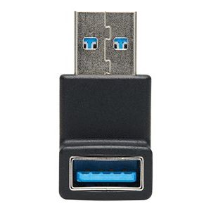 Tripp Lite   USB 3.0 SuperSpeed Adapter USB-A to USB-A, M/F, Down Angle, Black USB adapter U324-000-DN