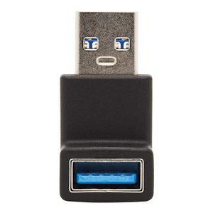 Tripp Lite   USB 3.0 SuperSpeed Adapter USB-A to USB-A, M/F, Up Angle, Black USB adapter U324-000-UP