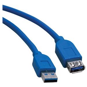 Tripp Lite   10ft USB 3.0 SuperSpeed Extension Cable A Male to A Female 10′ USB extension cable USB Type A to USB Type A 10 ft U324-010