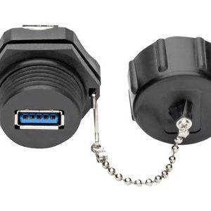 Tripp Lite   USB 3.0 Coupler, SuperSpeed, 3.0/3.1, Industrial USB-A F/F, Shielded, IP68, Dust Cap, TAA modular insert (coupling) TAA Complian… U325-000-IND
