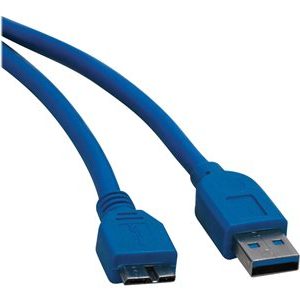 Tripp Lite   3ft USB 3.0 SuperSpeed Device Cable USB-A Male to USB Micro-B Male 3′ USB cable USB Type A to Micro-USB Type B 3 ft U326-003