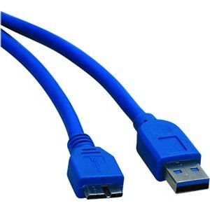 Tripp Lite   6ft USB 3.0 SuperSpeed Device Cable USB-A Male to USB Micro-B Male 6′ USB cable USB Type A to Micro-USB Type B 6 ft U326-006