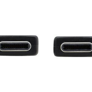 Tripp Lite   USB C Cable Flat USB 3.1 Gen 2 10Gbps M/M Thunderbolt 3 Black 3ft USB-C cable USB-C to USB-C 3 ft U420-003-G2-FL