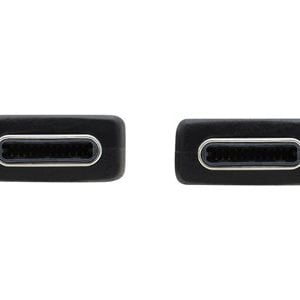 Tripp Lite   USB C Flat Cable (M/M) USB 3.1 Gen 2 (10 Gbps), 5A Rating, Thunderbolt 3 Compatible, Black, 0.4 m USB-C cable USB-C to USB-C… U420-16N-G25AFL
