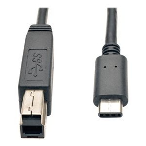 Tripp Lite   3ft USB 3.1 Gen 1.5 Gbps Cable USB Type-C USB-C to USB Type B M/M 3′ USB-C cable USB Type B to USB-C 3 ft U422-003