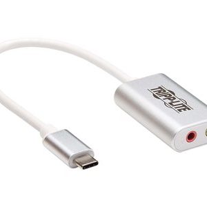 Tripp Lite   USB C to 3.5mm Stero Audio Adapter for Microphone Headphones USB-C to headphone jack adapter audio / USB U437-002