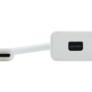 Tripp Lite   USB-C to Mini DisplayPort Adapter Cable (M/F) with Equalizer, 8K UHD, HDR, DP 1.4, White, 6in USB / DisplayPort adapter USB-C… U444-06N-MDP8W