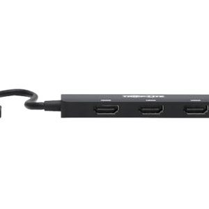 Tripp Lite   USB-C Adapter, Triple Display 4K 60 Hz HDMI, HDR, 4:4:4, HDCP 2.2, DP 1.4 Alt Mode, Black adapter HDMI / USB 4.7 in U444-3H-MST