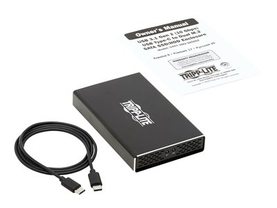 2.5 Inch SATA Hard Drive Enclosure (USB 3.1 Gen 2-C) Black