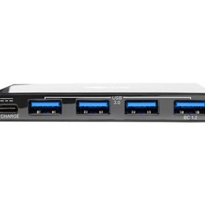 4-Port USB-C Hub, Power Delivery, USB-C to 4x USB-A, USB 3.0