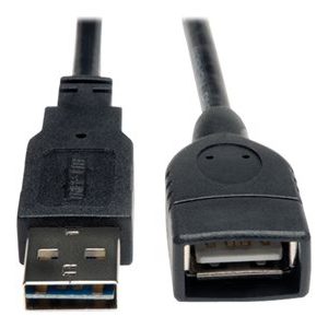 Tripp Lite   6ft USB 2.0 High Speed Extension Cable Reversible A to A M/F 6′ USB extension cable USB to USB 6 ft UR024-006
