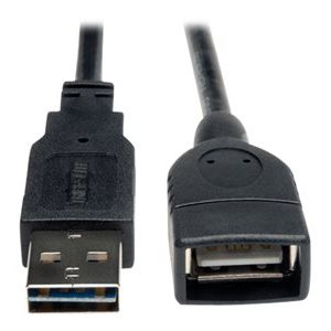 Tripp Lite   10ft USB 2.0 High Speed Extension Cable Reversible A to A M/F 10′ USB extension cable USB to USB 10 ft UR024-010