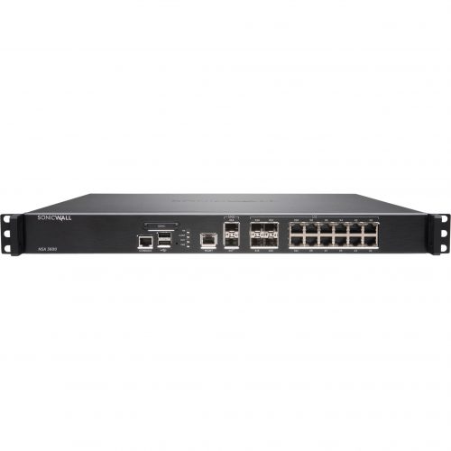SonicWall  NSA 3600 GEN5 Firewall Replacement With AGSS 12 Port10/100/1000Base-T, 1000Base-X, 10GBase-X10 Gigabit EthernetDES,… 01-SSC-1366