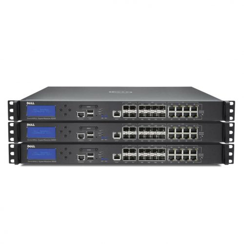 SonicWall  SuperMassive 9400 High Availability Firewall8 Port10/100/1000Base-T, 10GBase-X10 Gigabit Ethernet3DES, DES, MD5, SHA-1… 01-SSC-1723