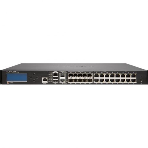 SonicWall  NSA 9250 Network Security/Firewall Appliance18 Port1000Base-T, 10GBase-X, 10GBase-TGigabit EthernetDES, 3DES, AES (128… 01-SSC-2854