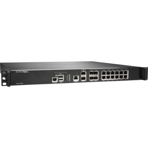 SonicWall  NSA 4600 Network Security Appliance12 PortGigabit Ethernet12 x RJ-457 Total Expansion SlotsRack-mountable 01-SSC-4266