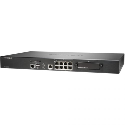 SonicWall  NSA 2600 Network Security/Firewall Appliance8 Port10/100/1000Base-TGigabit EthernetDES, 3DES, AES (128-bit), AES (192-… 02-SSC-1047