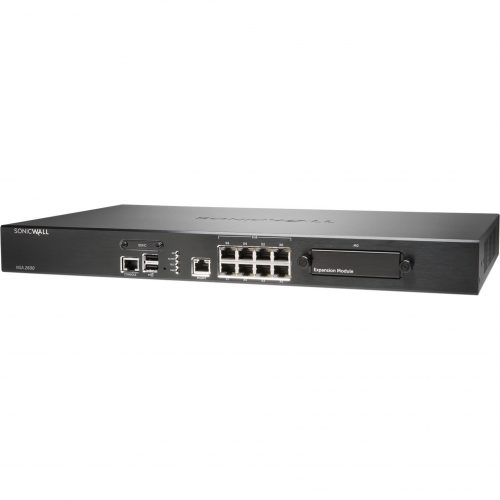 SonicWall  NSA 2600 Network Security/Firewall Appliance8 Port10/100/1000Base-TGigabit EthernetDES, 3DES, AES (128-bit), AES (192-… 02-SSC-1061