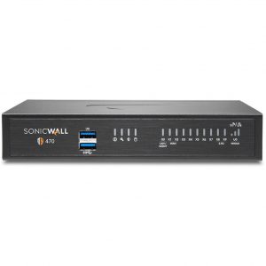 SonicWall  TZ470 Network Security/Firewall Appliance8 Port10/100/1000Base-T2.5 Gigabit EthernetDES, 3DES, MD5, SHA-1, AES (128-bi… 02-SSC-6794