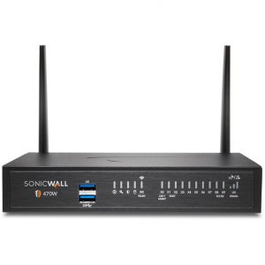 SonicWall  TZ470W Network Security/Firewall Appliance8 Port10/100/1000Base-T2.5 Gigabit EthernetWireless LAN IEEE 802.11acDES,… 02-SSC-6808