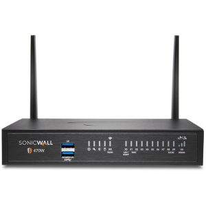 SonicWall  TZ470W Network Security/Firewall Appliance8 Port10/100/1000Base-T2.5 Gigabit EthernetWireless LAN IEEE 802.11acDES,… 02-SSC-6809