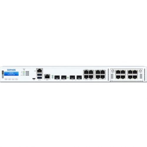 Sophos  XGS 3100 Network Security/Firewall Appliance8 Port10/100/1000Base-T, 10GBase-X10 Gigabit Ethernet8 x RJ-455 Total Expans… IG3A3CSUS