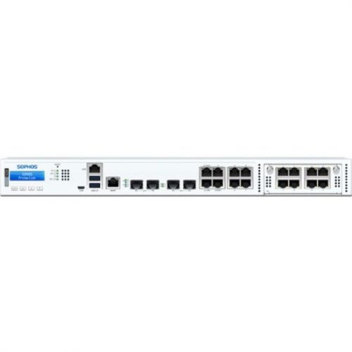 Sophos  XGS 3300 Network Security/Firewall Appliance8 Port10/100/1000Base-T, 10GBase-X10 Gigabit Ethernet8 x RJ-455 Total Expans… IG3C5CSUS