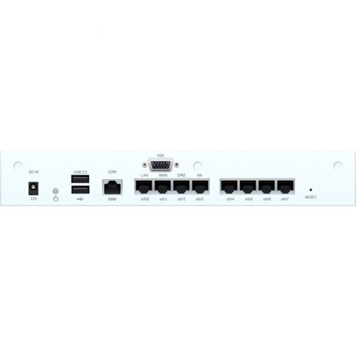 Sophos  SG 125 Network Security/Firewall Appliance8 Port1000Base-TGigabit Ethernet8 x RJ-451UDesktop, Rack-mountable SP1C13SUPK