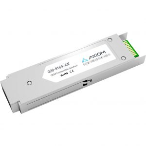Axiom Memory Solutions  10GBASE-SR XFP Transceiver for Dell320-5164For Optical Network, Data Networking1 x 10GBase-SROptical Fiber1.25 GB/s 10… 320-5164-AX