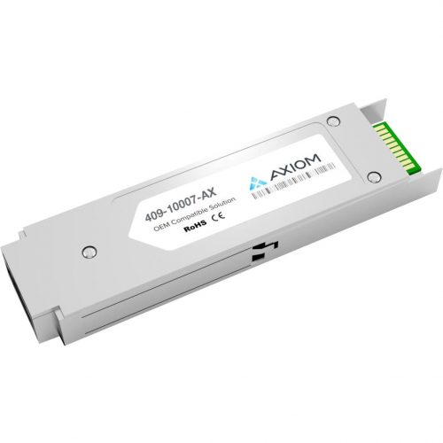 Axiom Memory Solutions  10GBASE-LR XFP Transceiver for Dell409-10007For Optical Network, Data Networking1 x 10GBase-LROptical Fiber1.25 GB/s 1… 409-10007-AX
