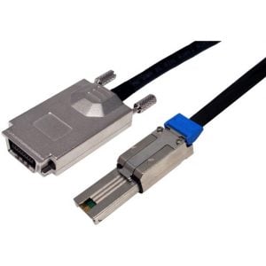 Axiom Memory Solutions  Mini-SAS to SAS Cable HP Compatible 1m # 419570-B21SAS3.28 ftSFF-8470 MaleSFF-8088 Male 419570-B21-AX