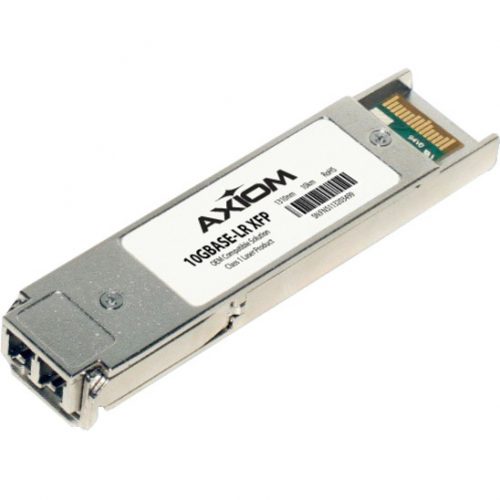 Axiom Memory Solutions  10GBASE-LR XFP Transceiver for IBM45W2811For Data Networking1 x 10GBase-LR1.25 GB/s 10 Gigabit Ethernet10 Gbit/s 45W2811-AX