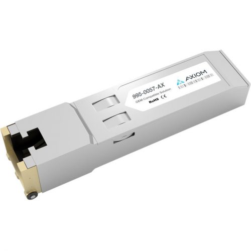 Axiom Memory Solutions  Ixia SFP+ ModuleFor Data Networking1 x RJ-45 10GBase-T Network LANTwisted Pair10 Gigabit Ethernet10GBase-T 995-0057-AX