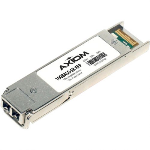 Axiom Memory Solutions 10GBASE-SR XFP Transceiver for JuniperEX-XFP-10GE-SRTAA CompliantFor Optical Network, Data Networking1 x 10GBase-SROptical Fiber… AXG92528