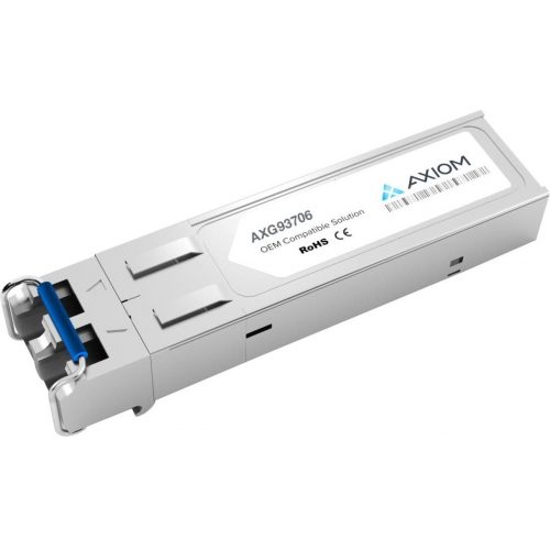 Axiom Memory Solutions  1000BASE-ZX SFP Transceiver for JuniperSRX-SFP-1GE-LHTAA Compliant100% Juniper Compatible 1000BASE-ZX SFP AXG93706