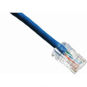 Axiom Memory Solutions  1FT CAT5E 350mhz Patch Cable Non-Booted (Blue)TAA Compliant1 ft Category 5e Network Cable for Network DeviceFirst End: 1 x RJ-45… AXG94143
