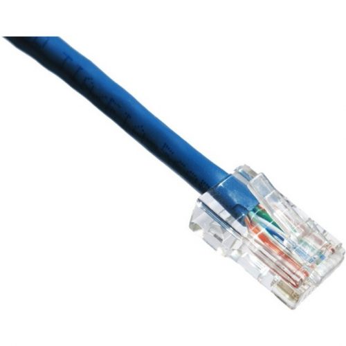 Axiom Memory Solutions  1FT CAT5E 350mhz Patch Cable Non-Booted (Blue)TAA Compliant1 ft Category 5e Network Cable for Network DeviceFirst End: 1 x RJ-45… AXG94143