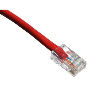 Axiom Memory Solutions  7FT CAT5E 350mhz Patch Cable Non-Booted (Red)TAA Compliant7 ft Category 5e Network Cable for Network DeviceFirst End: 1 x RJ-45… AXG94172