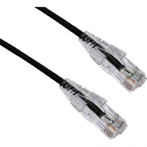 Axiom Memory Solutions  1FT CAT6A BENDnFLEX Ultra-Thin Snagless Patch Cable 650mhz (Black)1 ft Category 6a Network Cable for Network DeviceFirst End:… C6ABFSB-K1-AX
