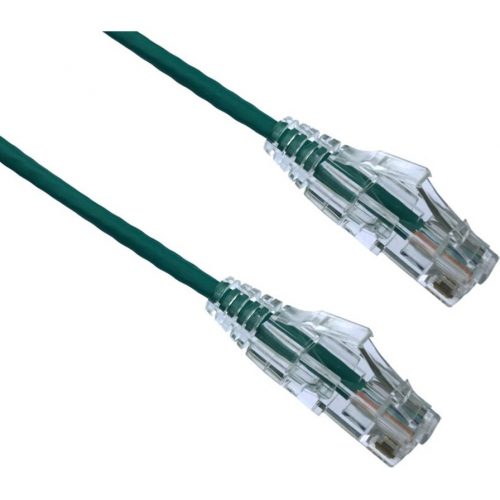 Axiom Memory Solutions  1FT CAT6A BENDnFLEX Ultra-Thin Snagless Patch Cable 650mhz (Green)1 ft Category 6a Network Cable for Network DeviceFirst End:… C6ABFSB-N1-AX