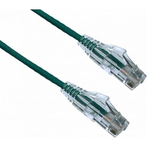 Axiom Memory Solutions  10FT CAT6A BENDnFLEX Ultra-Thin Snagless Patch Cable 650mhz (Green)10 ft Category 6a Network Cable for Network DeviceFirst En… C6ABFSB-N10-AX