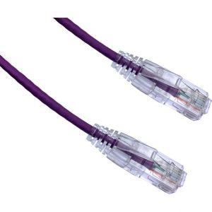 Axiom Memory Solutions  20FT CAT6A BENDnFLEX Ultra-Thin Snagless Patch Cable 650mhz (Purple)20 ft Category 6a Network Cable for Network DeviceFirst E… C6ABFSB-P20-AX