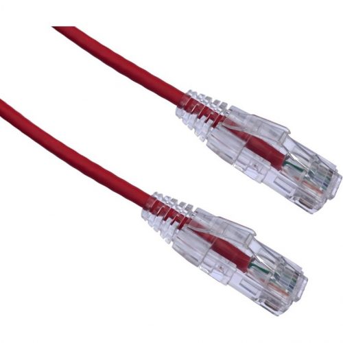 Axiom Memory Solutions  2FT CAT6A BENDnFLEX Ultra-Thin Snagless Patch Cable 650mhz (Red)2 ft Category 6a Network Cable for Network DeviceFirst End: 1… C6ABFSB-R2-AX