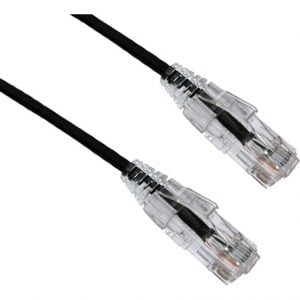 Axiom Memory Solutions  1FT CAT6 BENDnFLEX Ultra-Thin Snagless Patch Cable 550mhz (Black)1 ft Category 6 Network Cable for Network DeviceFirst End: 1 x… C6BFSB-K1-AX